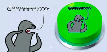 Ha Gay Seal Button