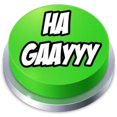 Ha Gay Seal Button