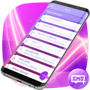 Miễn phí Purple Glow SMS APK