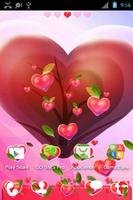 Valentine Heart Launcher Theme Affiche