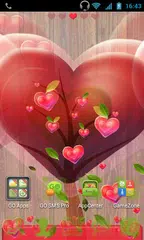 Скачать Fabulous Hearts Launcher Theme APK