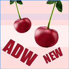 Cherries Theme for ADW icône