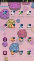 Flowers Theme for ADW Launcher اسکرین شاٹ 1