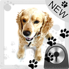 Cute Dog v2 - GO Locker Theme أيقونة