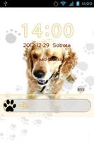 Cute Dog v2 - GO Locker Theme imagem de tela 2