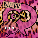Pink Leopard Theme for GO SMS aplikacja