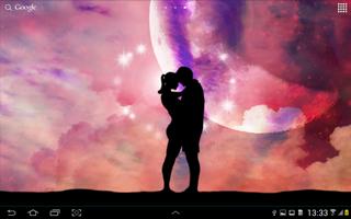 Romantic Love Live Wallpaper captura de pantalla 3
