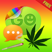 Theme Weed Ganja for GO SMS