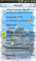 Winter Mountain for GO SMS Pro पोस्टर