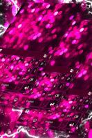 Bokeh Pink Keyboard Theme poster