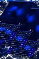 Neo Blue Keyboard poster