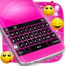 Black Pink Keyboard Theme APK