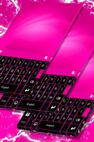Black Pink Keyboard Theme poster