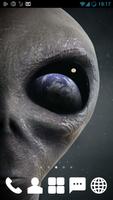 Alien UFO - GO Launcher Theme capture d'écran 1