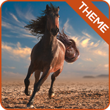 Galloping Horse Launcher Theme icône