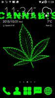 Weed Cannabis Launcher Theme imagem de tela 1