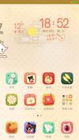 Cute Launcher - Lovely Home پوسٹر