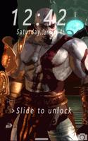 Lock screen - kratos & for gods war Affiche