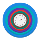 Multicolor Analog Clock Widget APK
