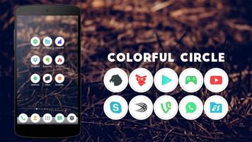 Colorful Circle الملصق