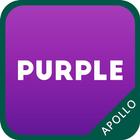 Apollo Purple - Theme أيقونة