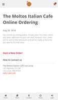 پوستر The Moltos Italian Cafe Online Ordering