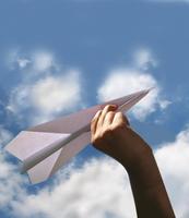 Como fazer avião de papel poster