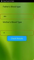 Poster Blood Type Calculator