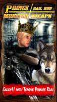 Temple Prince Run-Crown & Wolf Affiche