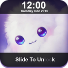 Slide Screen Lock Fluffy icône