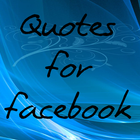 Quotes for facebook simgesi