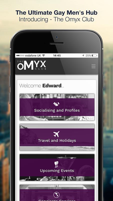 The Omyx Club Gay Social Hub Poster The Omyx Club Gay Social Hub Poster
