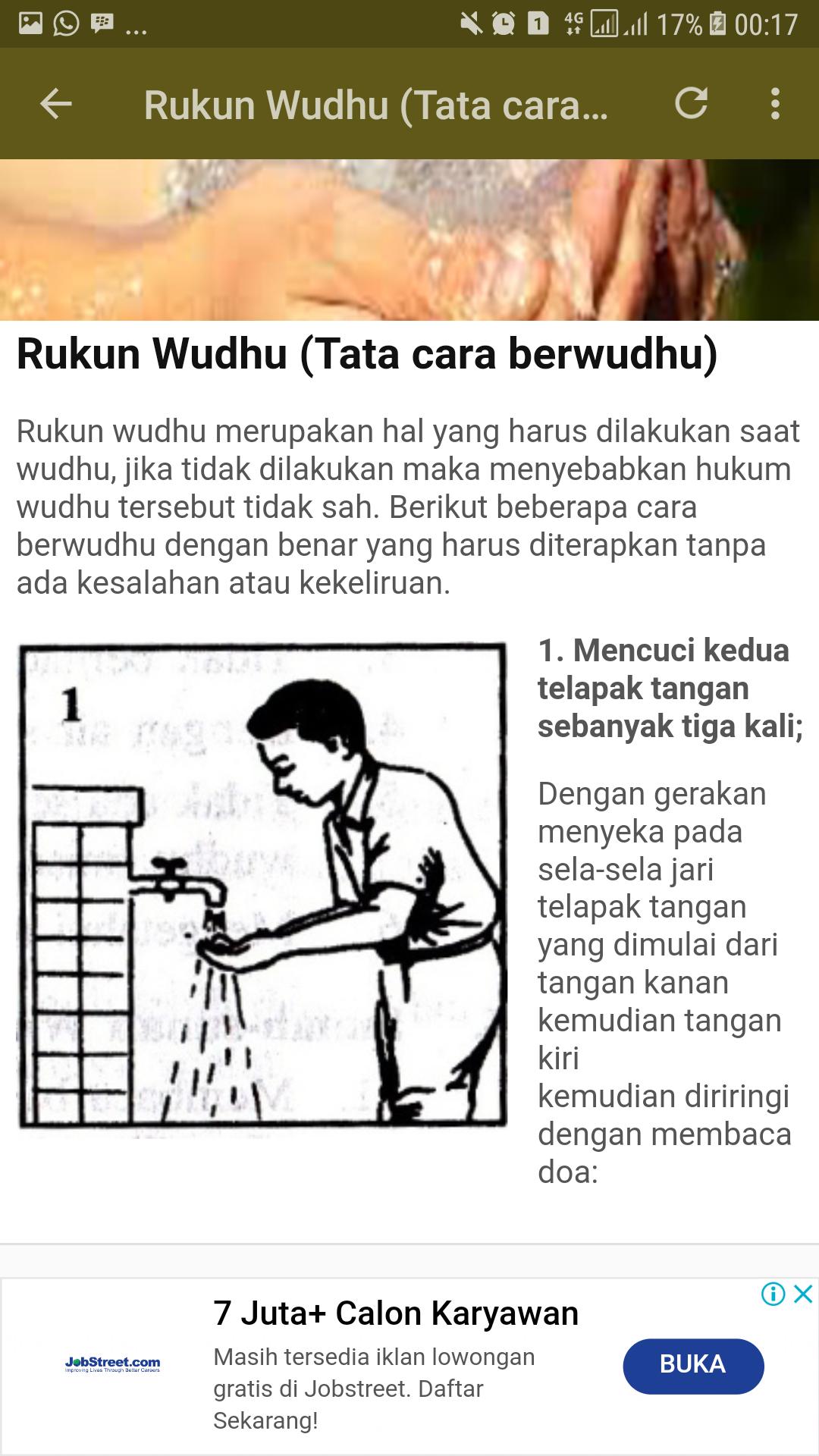 Tata Cara Berwudhu Dan Doanya : Begini Tata Cara Wudhu Beserta Doanya