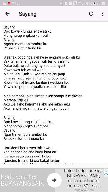 Lirik Lagu Via Vallen for Android APK Download