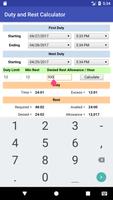 Duty and Rest Calculator تصوير الشاشة 3