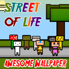 Street of Life - Wallpaper أيقونة