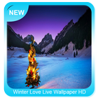Winter Love Live Wallpaper HD-icoon