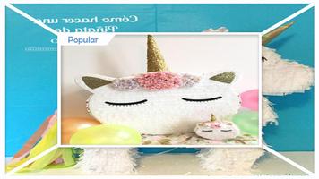 Fabuloso DIY Miniature Unicorn Pinata imagem de tela 3