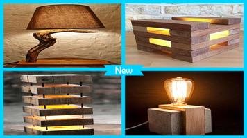 پوستر Great DIY Wooden Lamp Step By Step