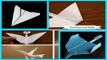 Wie man Papierflugzeuge macht Plakat