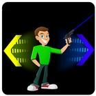 Stickman البوابة بندقية أيقونة