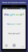 Learn German Phrases Plakat