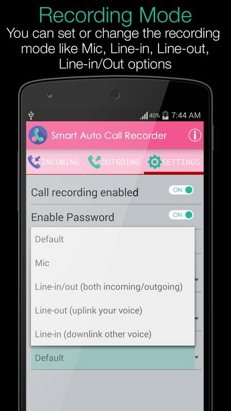 One Touch Auto Call Recorder + APK Download - Free Tools ...