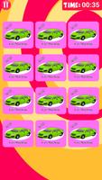Car Game – Matching Game Affiche