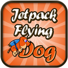 Jetpack Flying Dog 아이콘