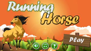 Poster Running Horse