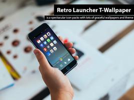 Retro Launcher-T-Wallpaper® ảnh chụp màn hình 1