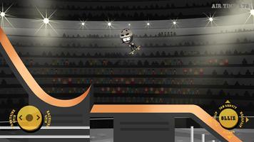 Stickman Big Air Skateboarding постер