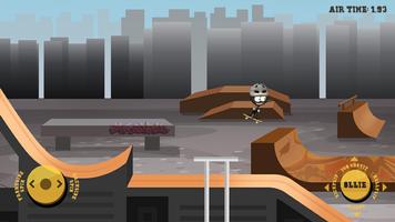 Stickman Big Air Skateboarding скриншот 2
