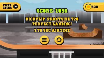 Stickman Big Air Skateboarding скриншот 3